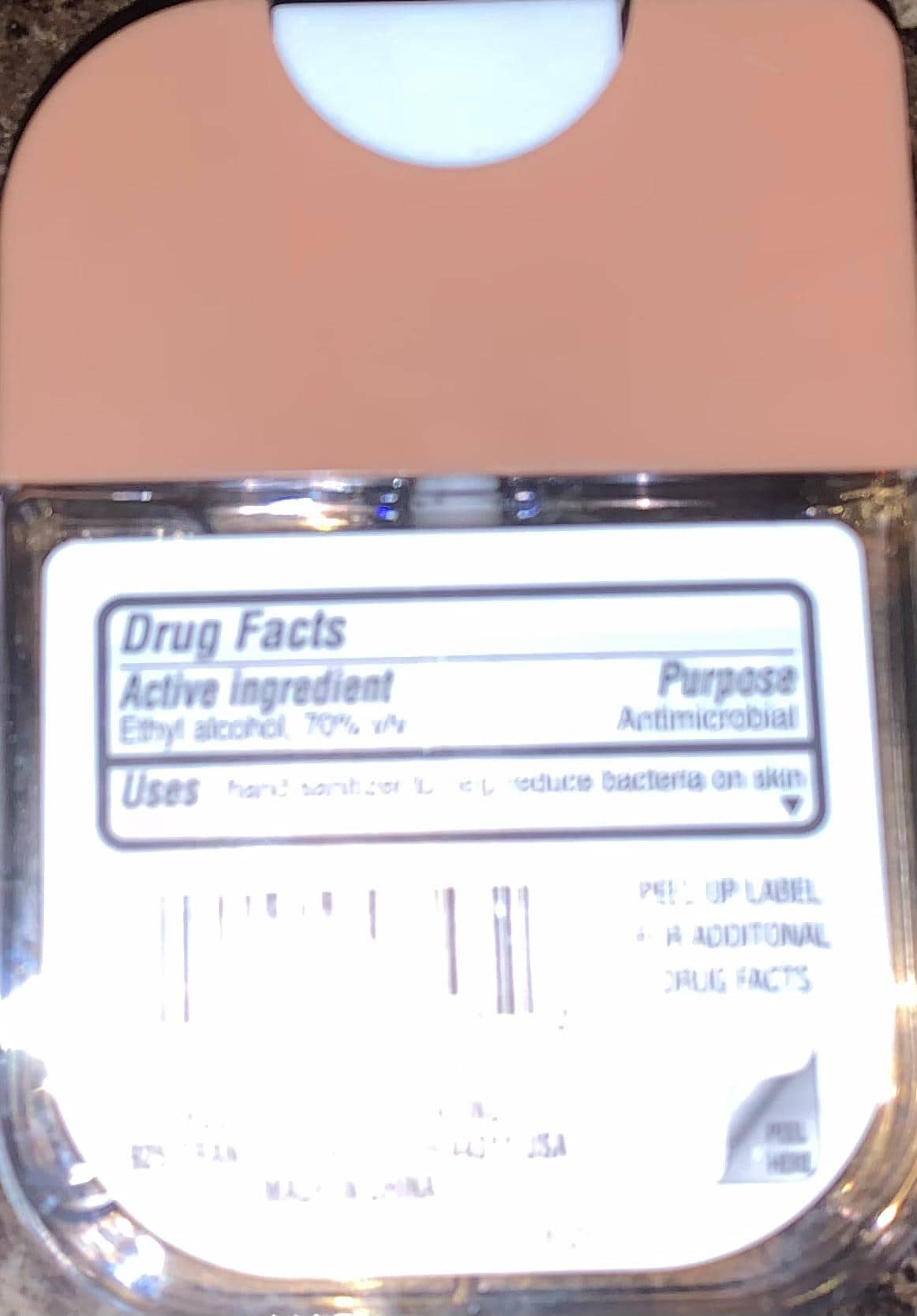 B Pure Moisturizer Hand Sanitizer Mocha Coffee Scented