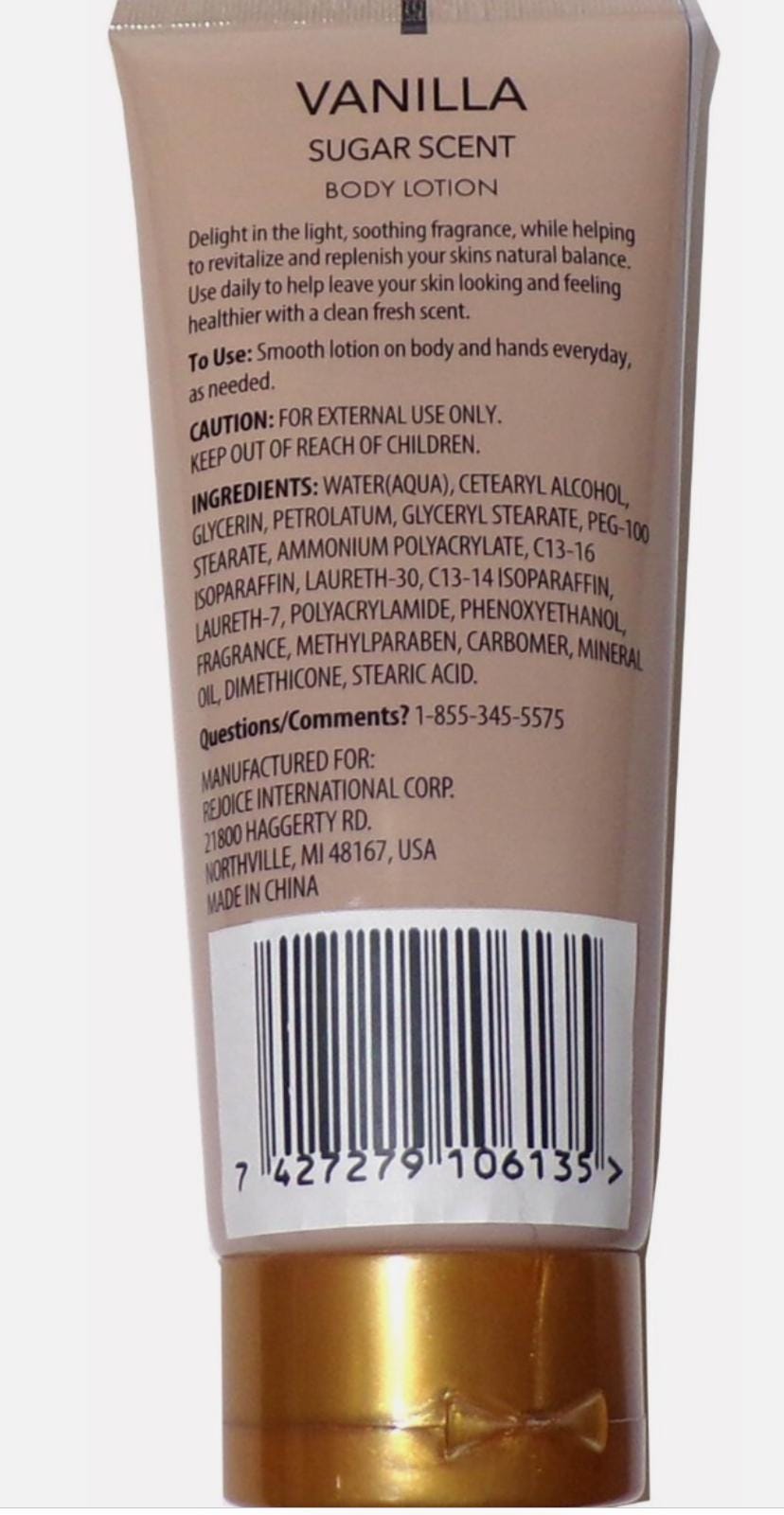 Spa Luxury Vanilla Sugar Body Lotion