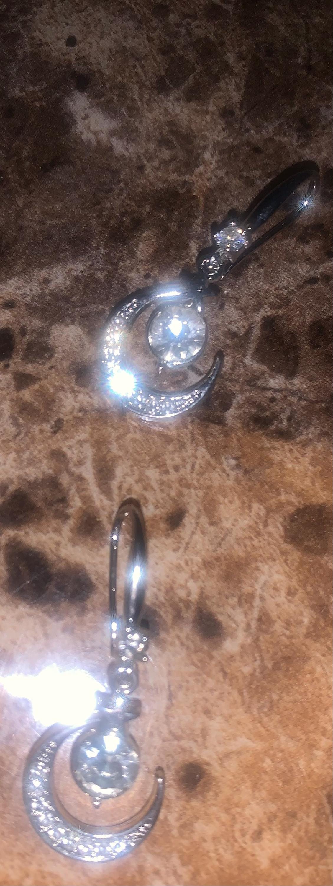 Dazzling Moon & Star Earrings