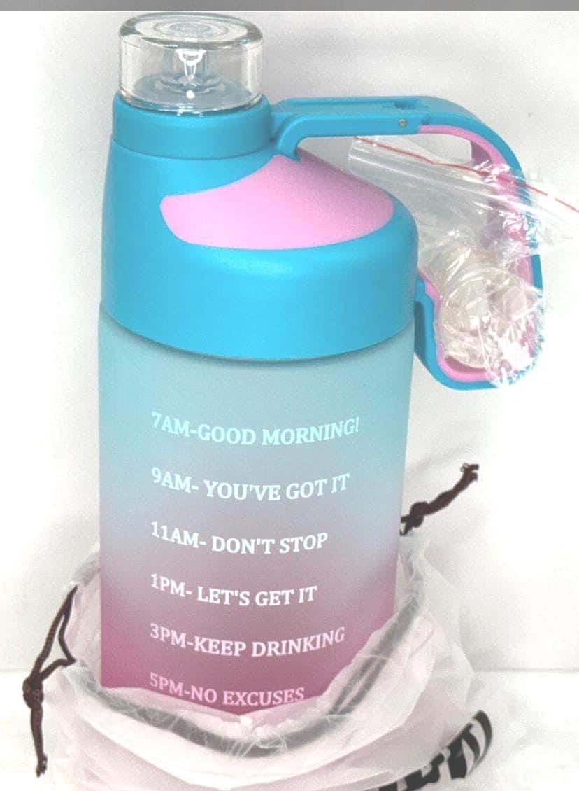 EAILGORL Motivational Time Marker Water Bottle