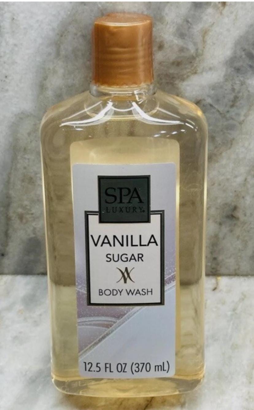 Spa Luxury Vanilla Scented Body Wash