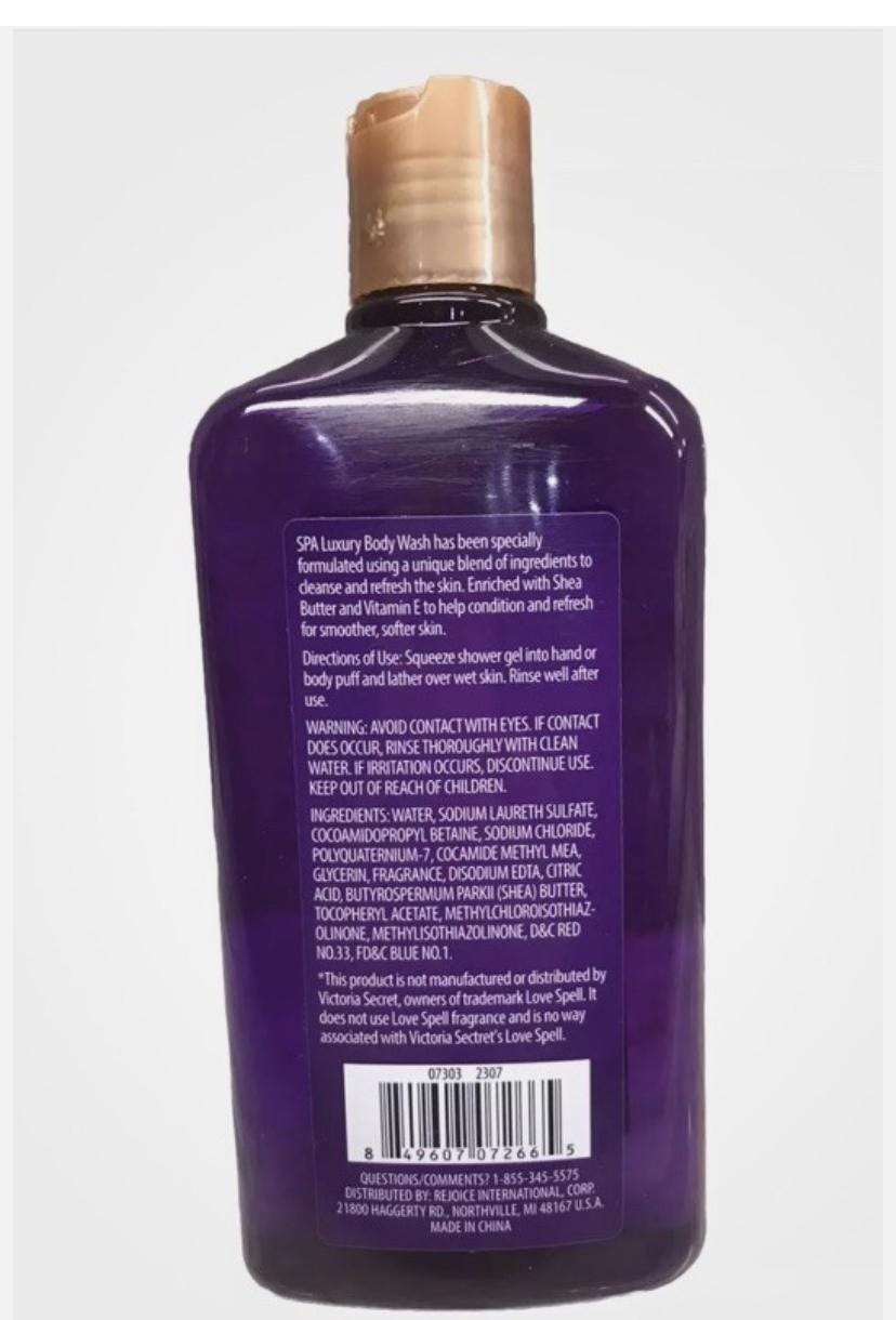 Spa Luxury Love Struck Body Wash