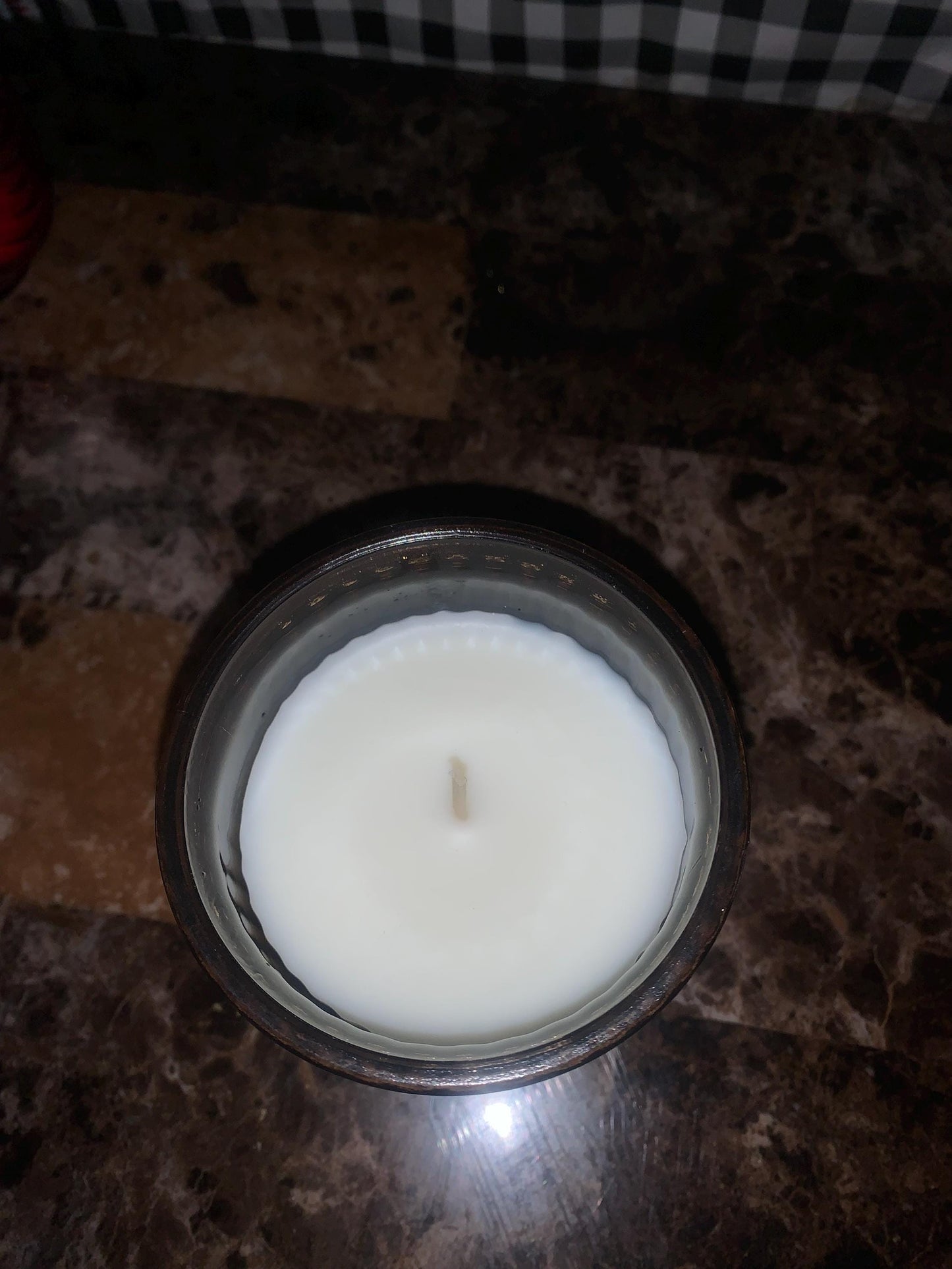 Farmhouse Fluted Glass Cedar Scented Candle