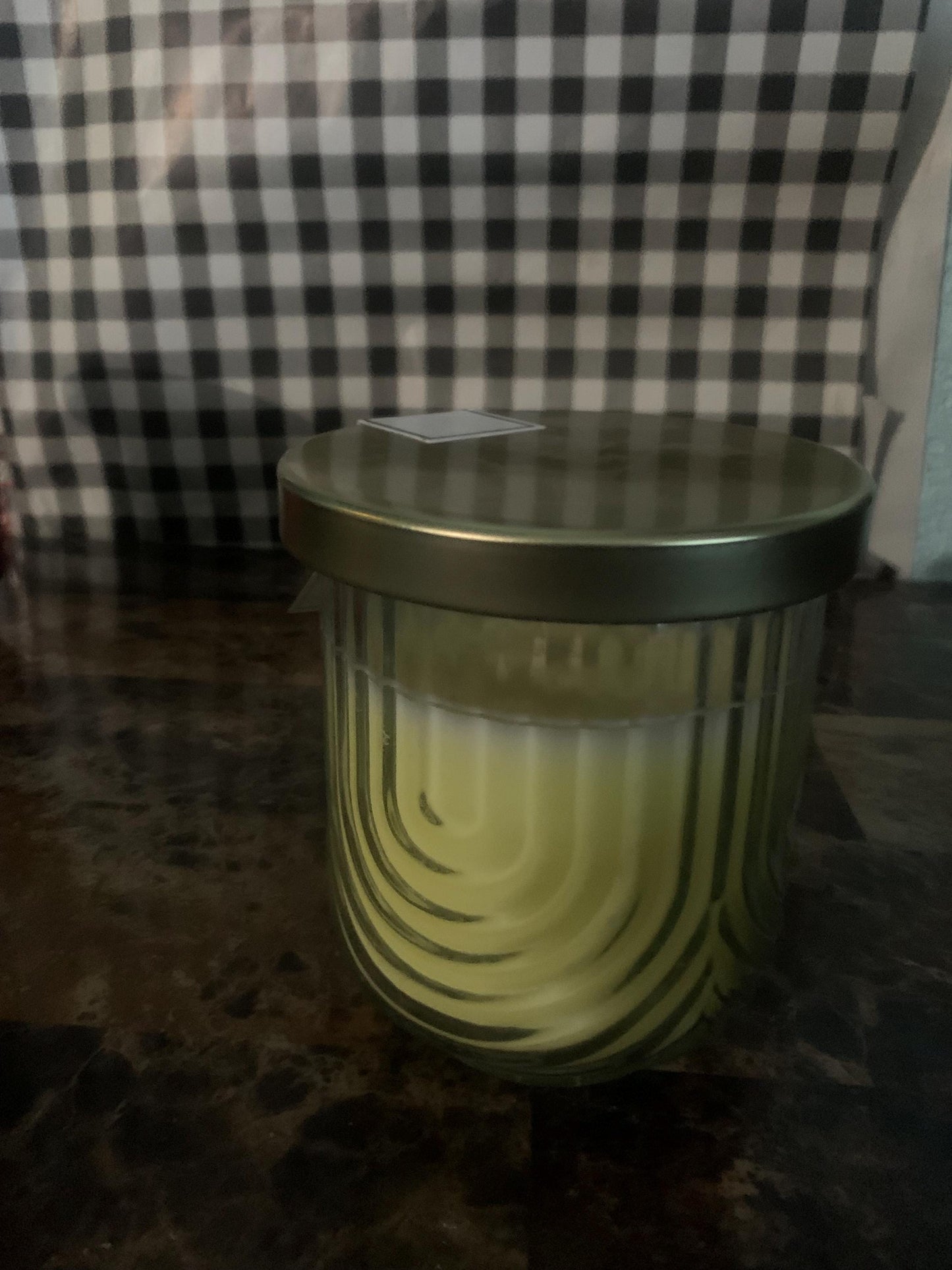Vanilla Cashmere  Fluted Glass Scented Candle