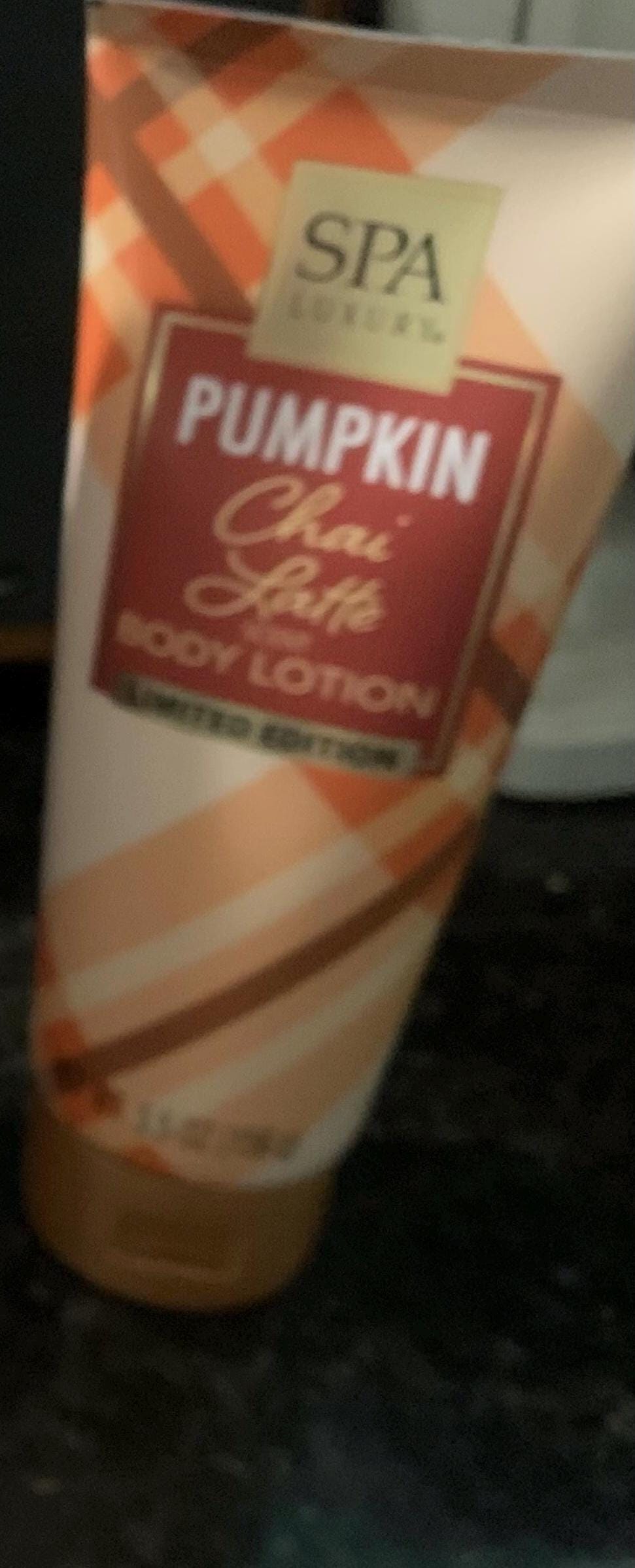 Spa Luxury Pumpkin Chai Body Lotion