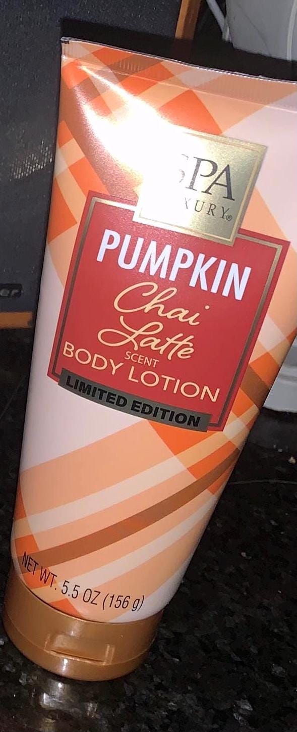 Spa Luxury Pumpkin Chai Body Lotion