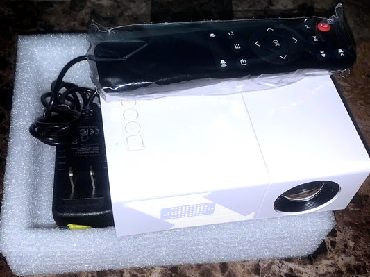 2025 Portable Mini Projector - HD LED Video Projector with Built-in Speaker.