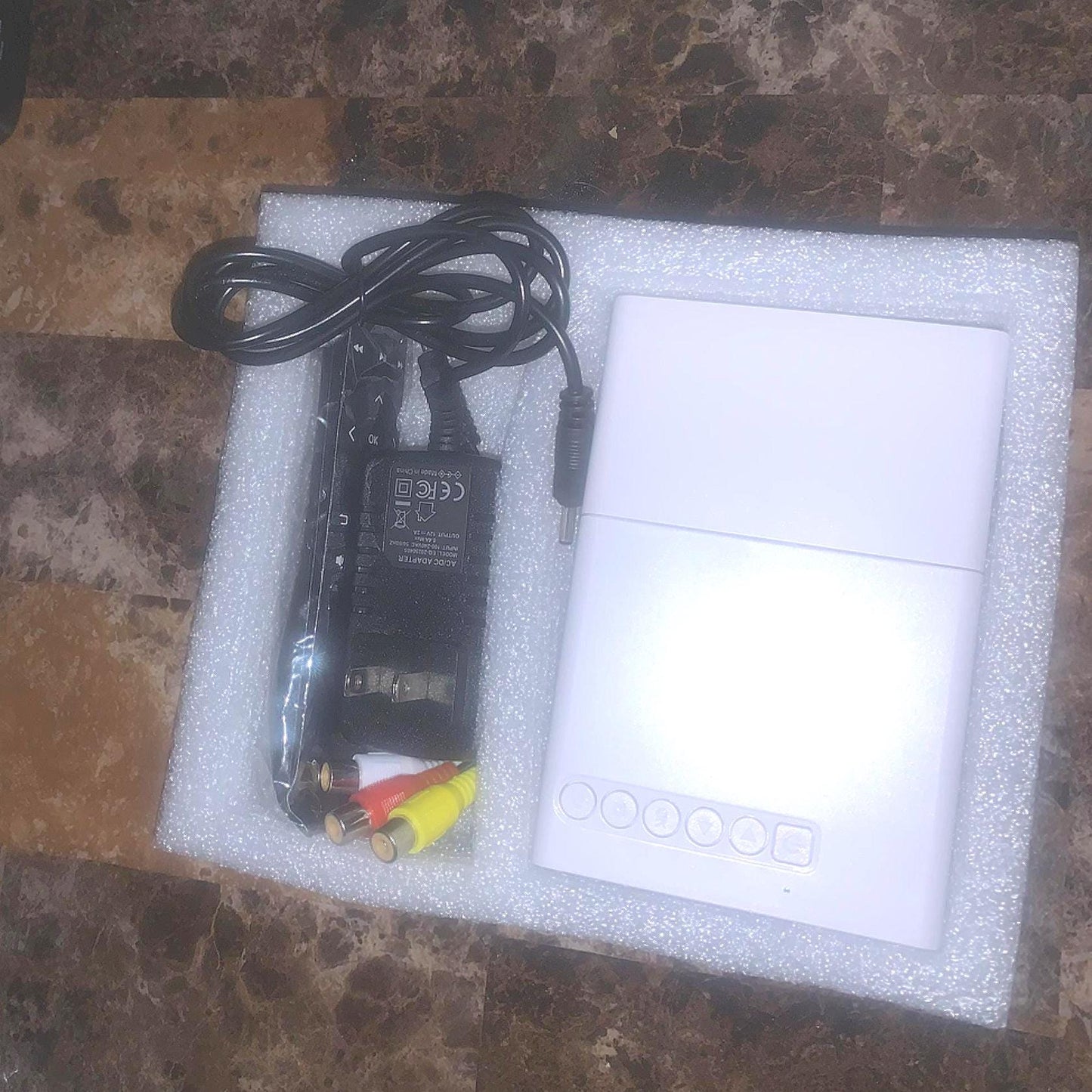 2025 Portable Mini Projector - HD LED Video Projector with Built-in Speaker.